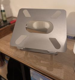 Laptop Stand, Adjustable Multi-Angle Riser (Space Gray)
