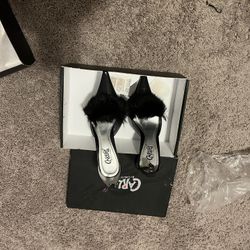 Black Evening Heel Shoe