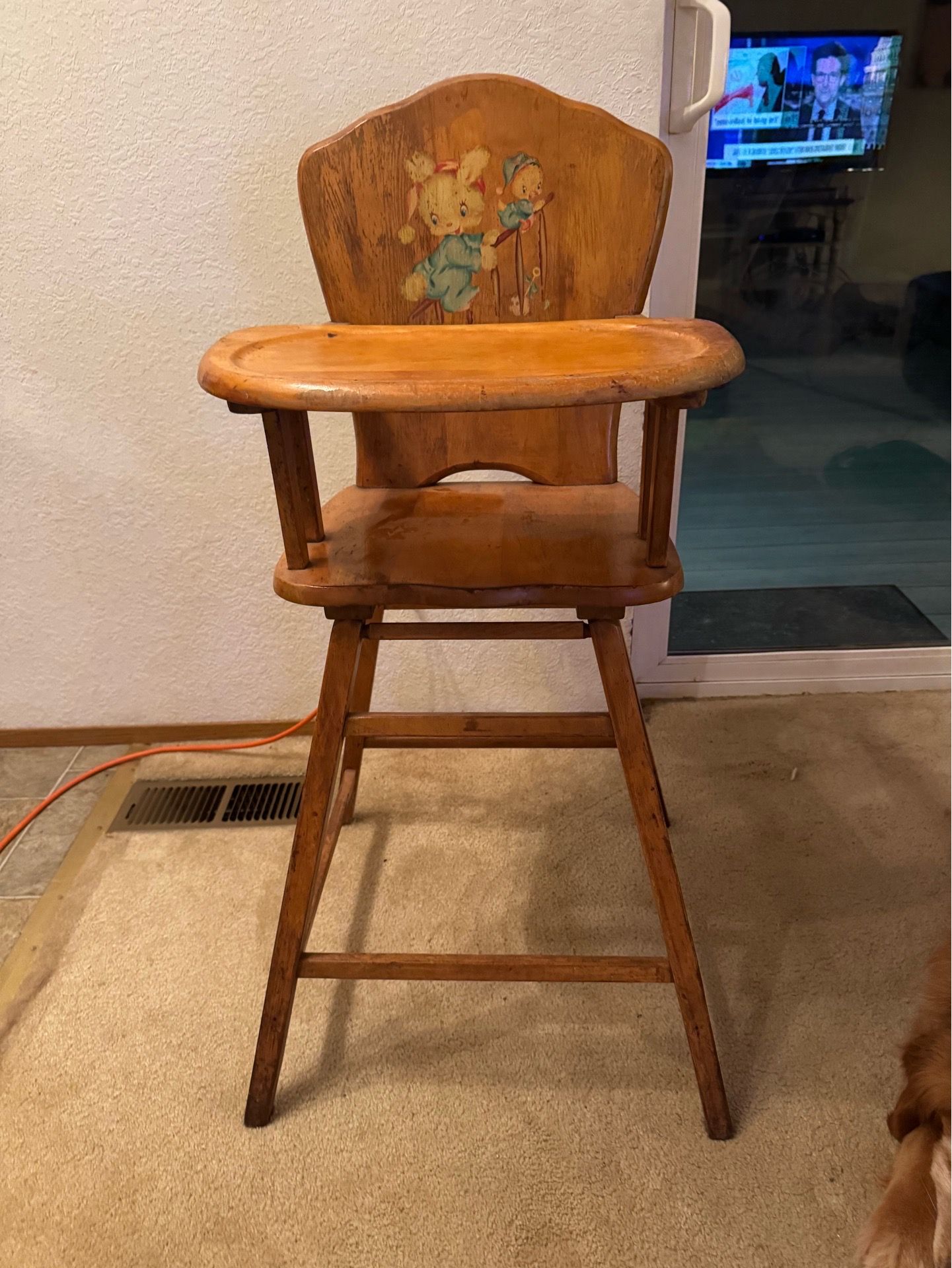Antique high chair