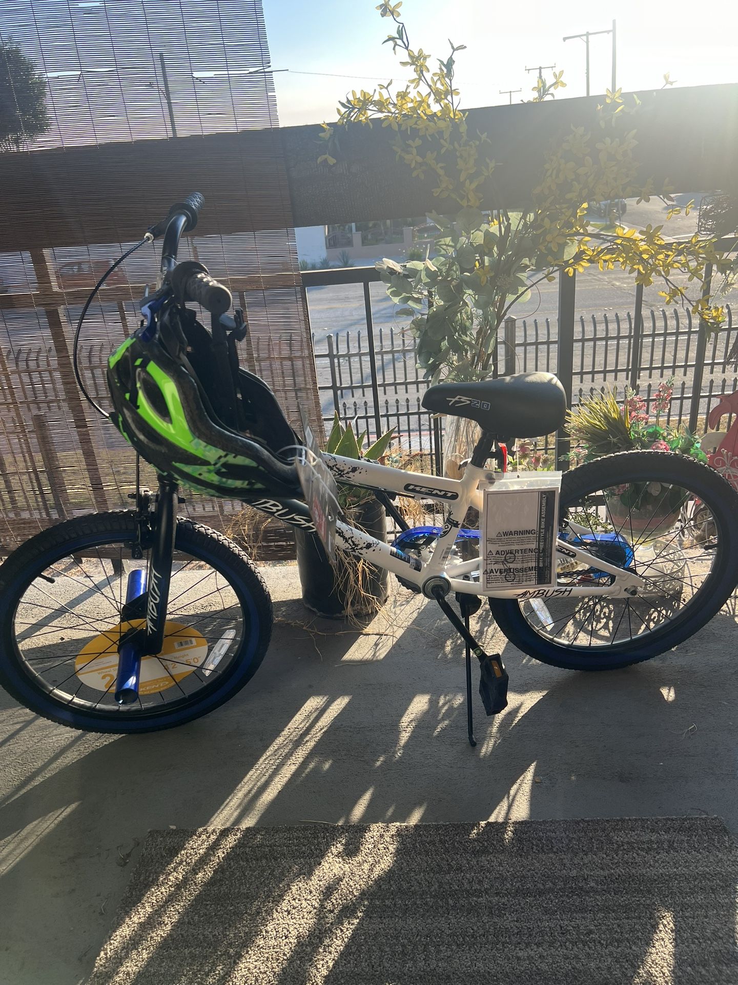 Kids blue boys bike