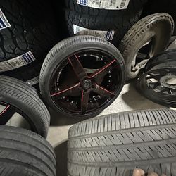 Marquee wheels and tires