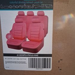 Universal Pink Car Seat Covers