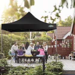 COBIZI 10x10 Pop Up Canopy Tent with 4 sidewalls Commercial Heavy Duty Canopy UPF 50+ All Weather Waterproof Outdoor Canopy Wedding Tents for Parties 