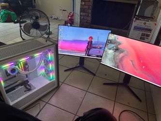 32gb DDR5 i9-12900k PC, two 4k monitors 165hz LG 27 in