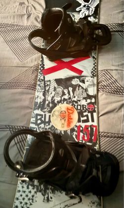 Arbor blacklist snowboard set