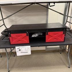 Wall-Mounted Folding Workbench w/ Storage Cabinet