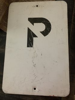 Vintage No parking Sign