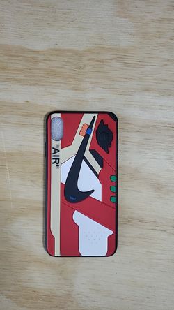 Off White Air Jordan1 Shoe Case For iPhone Xs Max Protective Silicone Case