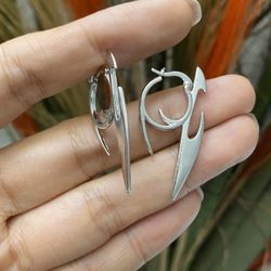 Unisex Punk Drop Earrings Gothic Personality Darts Pendant Earring for Women men Girls 