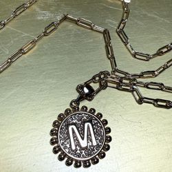Necklace M Charm