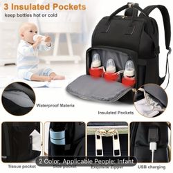 Baby Diaper Bag Color Black