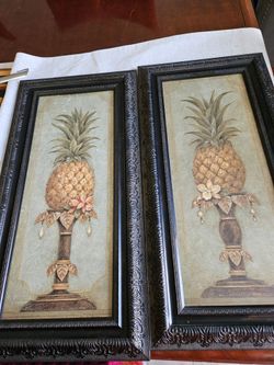 Pineapple wall pictures