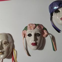 Ceramic Masquerade Masks
