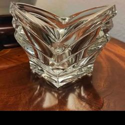 Prismatic Clear Crystal Bowl