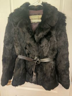 Vintage Mademoiselle Genuine Rabbit Fur Coat