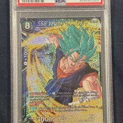 2018 DBS Mighty Heroes Ex Foil SSB Vegito, The Savior 🔥🔥🔥 PSA 10