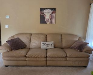 Leather sofa