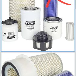 Maintenance Filter Kit Compatible with Bobcat S250 S300 S330 T300 T320 A300 Skid Steer Track Loader       67