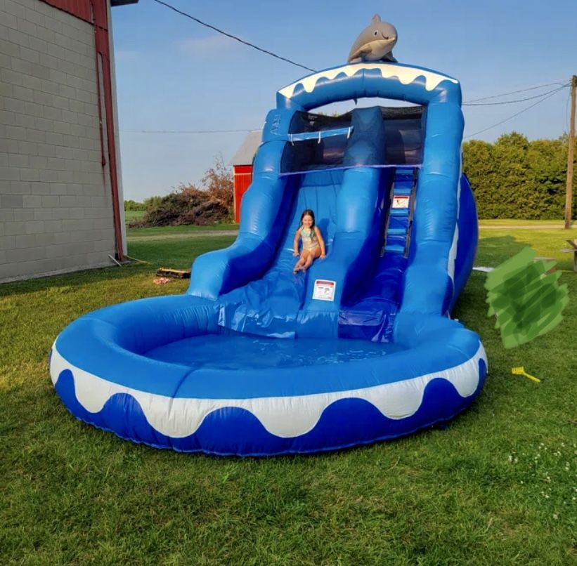 13ft DOLPHIN COMMERCIAL WATERSLIDE 
