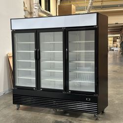 78 ins glass door Merchandiser Cooler Refrigerator NSF CSM69R