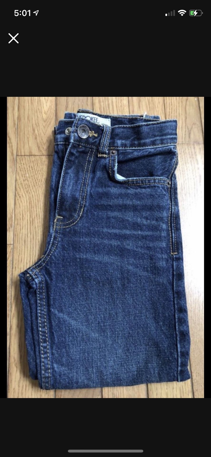 Boy Size 6 Jeans Smoke And Pet Free