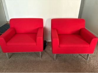 Red Armchairs