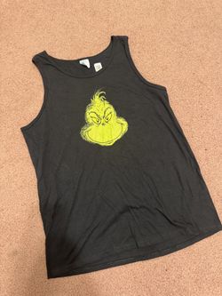 New large grinch Christmas t shirt tank top outfit