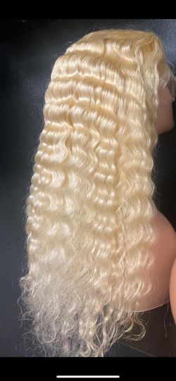 $250 Blonde Deepwave Wig 