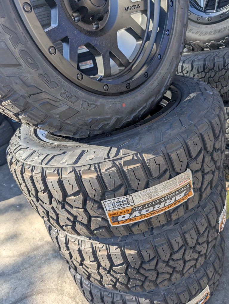 ‼️🚘 Vendo Rines Nuevos 20x10 Con Llantas Nuevas 275:55R20 LT