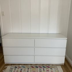 IKEA Malm 6 Drawer Dresser 