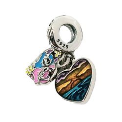 Disney S925 Stitch and Angel Charm Fits Pandora Bracelets
