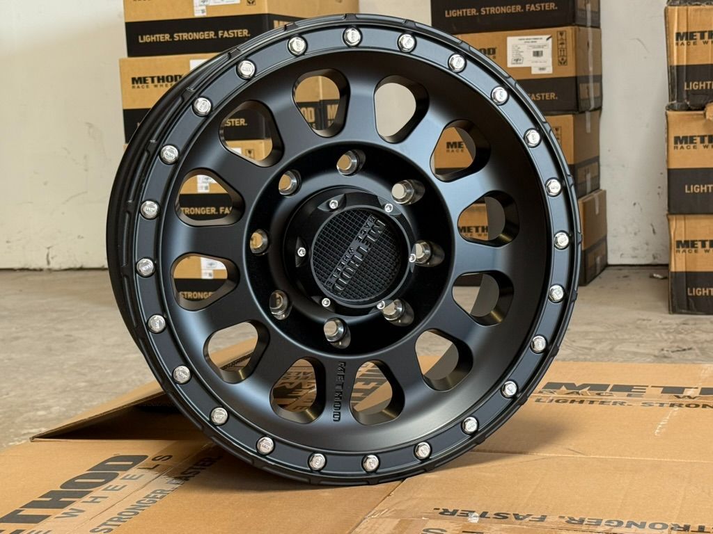 4 NEW Method Wheels MR315 8x180 0mm Offset Fits GMC 3500HD & Chevy 3500HD