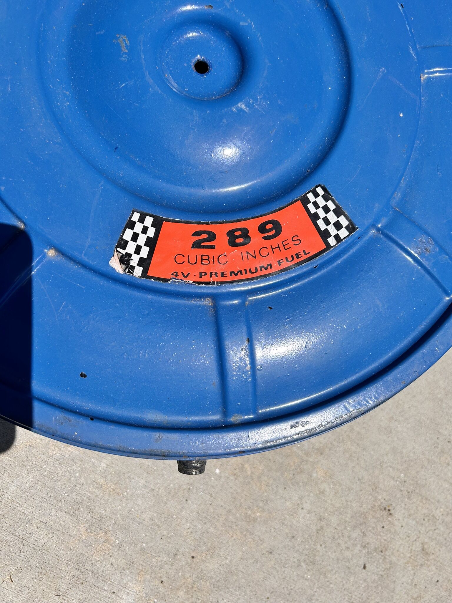 1965, ‘66, ‘67 FORD MUSTANG/COUGAR 289 cu. in. 4V AIR FILTER ASSEMBLY