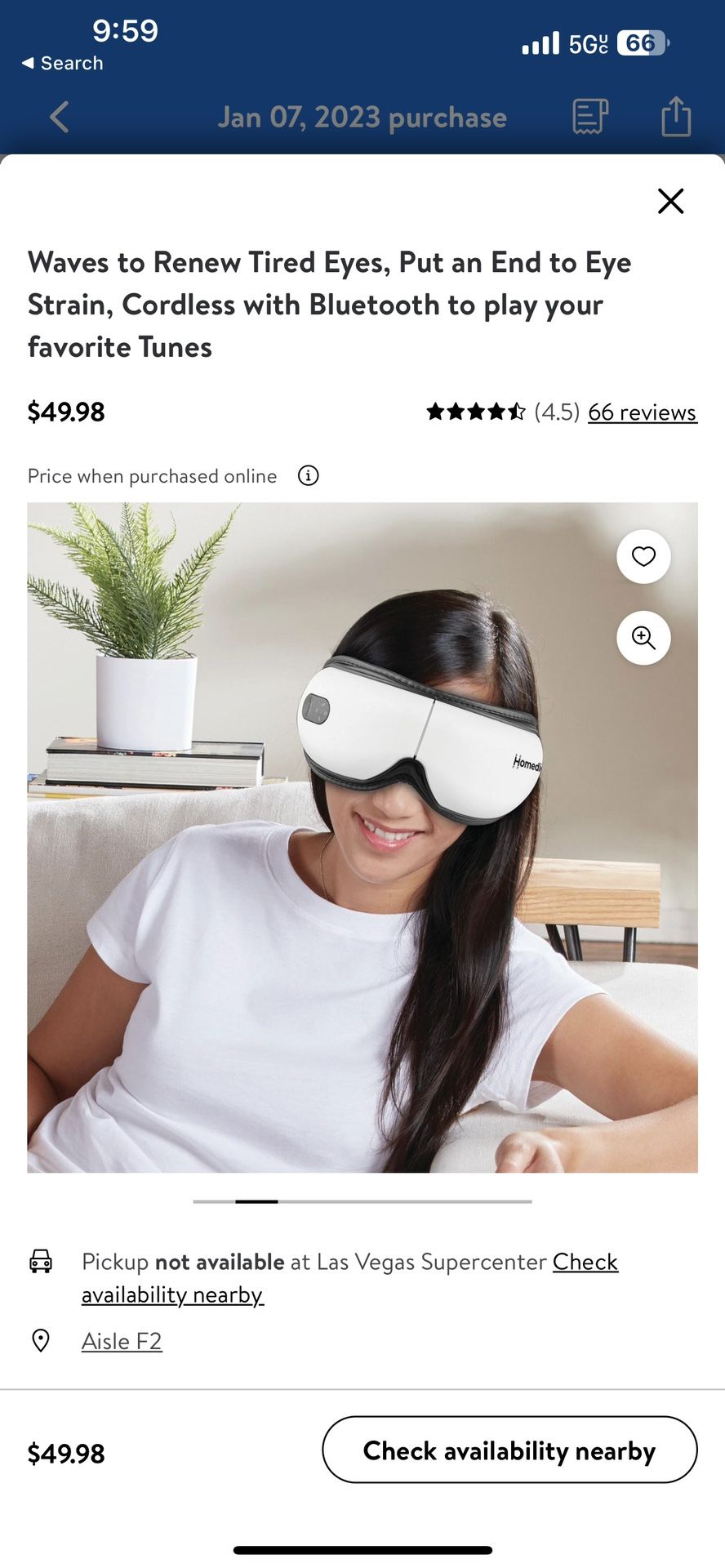 Homedics NuView Eye Massager