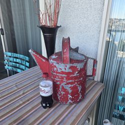 3 Vintage Tin Watering  Cans