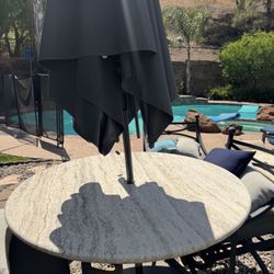 Travertine Stone Table