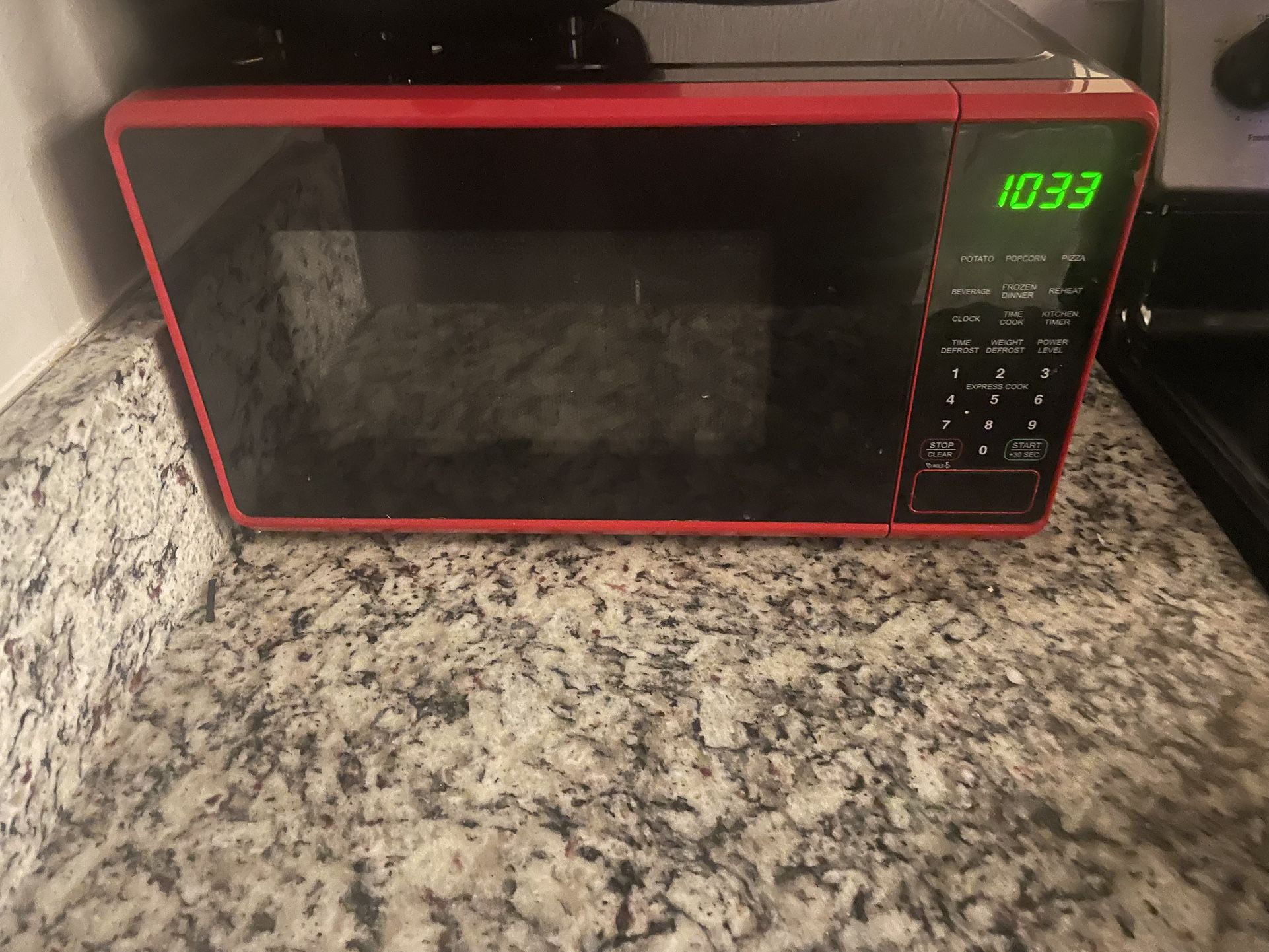 Red Microwave 