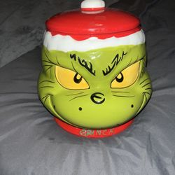 Grinch Cookie Jar