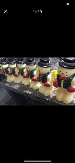 (9 ) 1997 )Dynagood Blow Mold Collectibles In Great Condition 