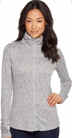 Columbia Women's Outerspaced Iii Full Zip, Grey Space Dye