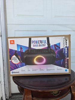 JBL PartyBox On-The-Go Essential Karaoke Bluetooth Speaker (Barely Used)