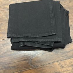 2 Pairs Of Black Means Jeans