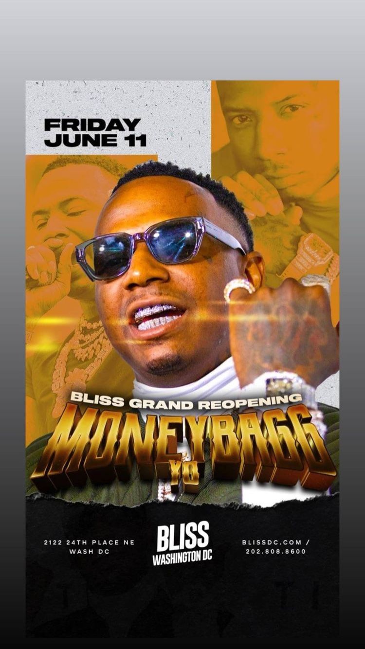 Moneybagg Yo Live Bliss DC Grand Re-Opening