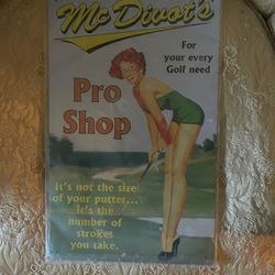 Golf Sign