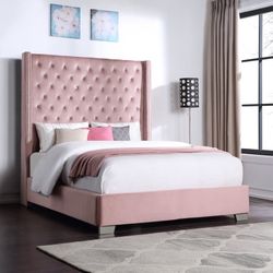 HH321 Diamond Pink Only Bed Queen ❤️😘❤️😘
