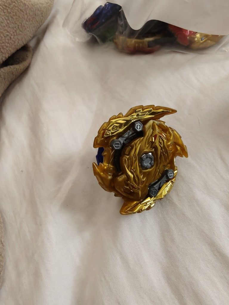 Rare Zwei Longinus Gold Turbo Beyblade Burst GT Takara Tomy