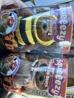 SQUEEZY BEAR SQUISHYS MUSHROOM & BEE