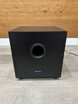 Pioneer SW-8 Andrew Jones 8” 100W Powered Subwoofer Home Theater Tested Works