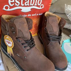 Man Work Boots Size 11