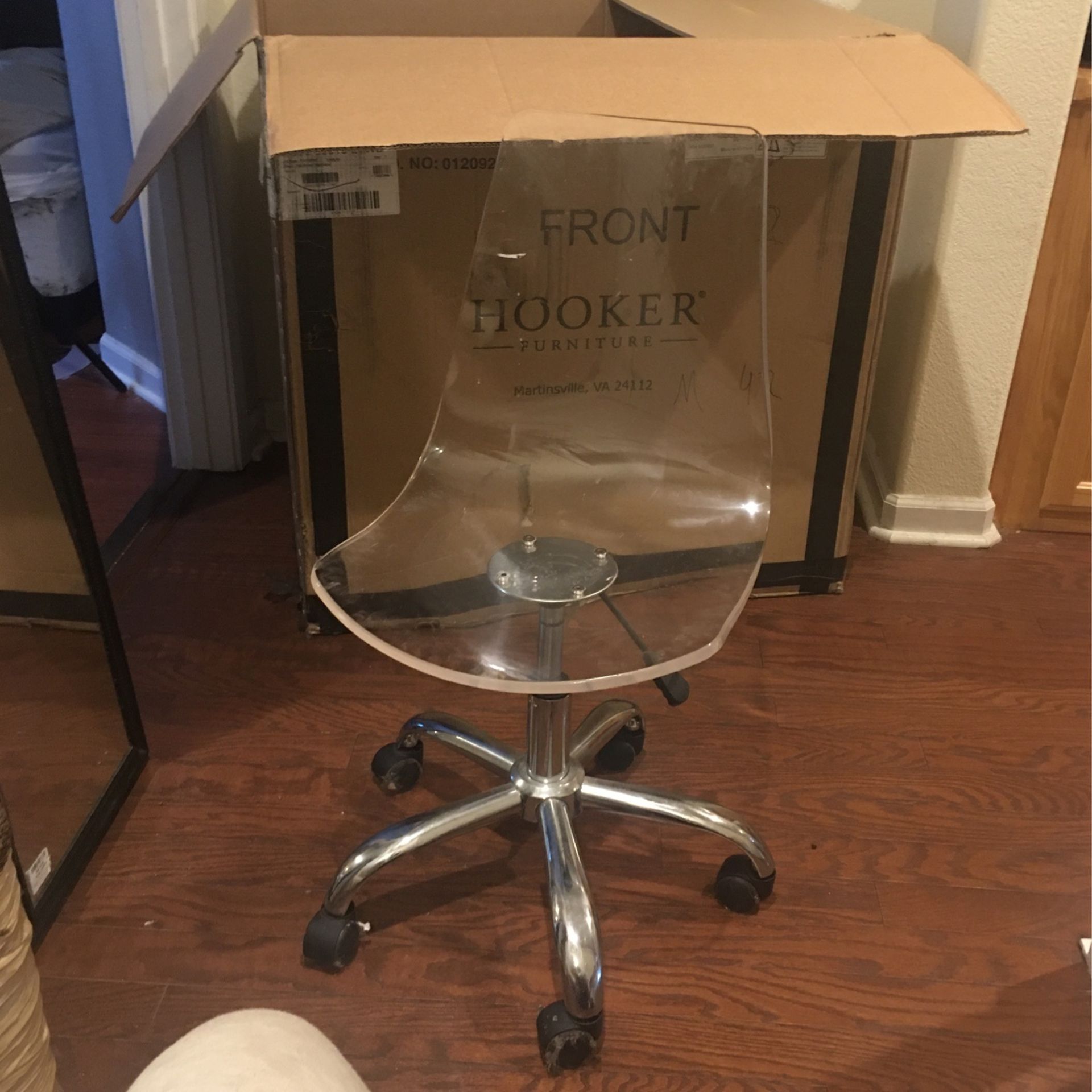 Clear Computer Desk Chair